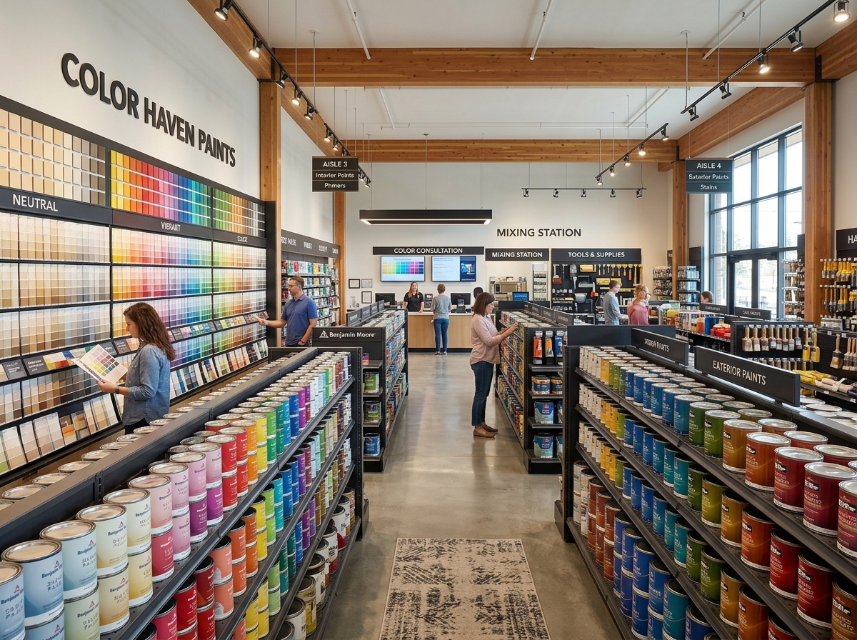 RK Paints Hardware & Paint Showroom Store Front