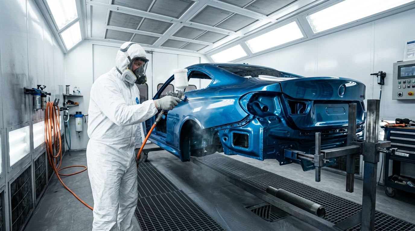 Automotive Spray Painting Booth RK Paints